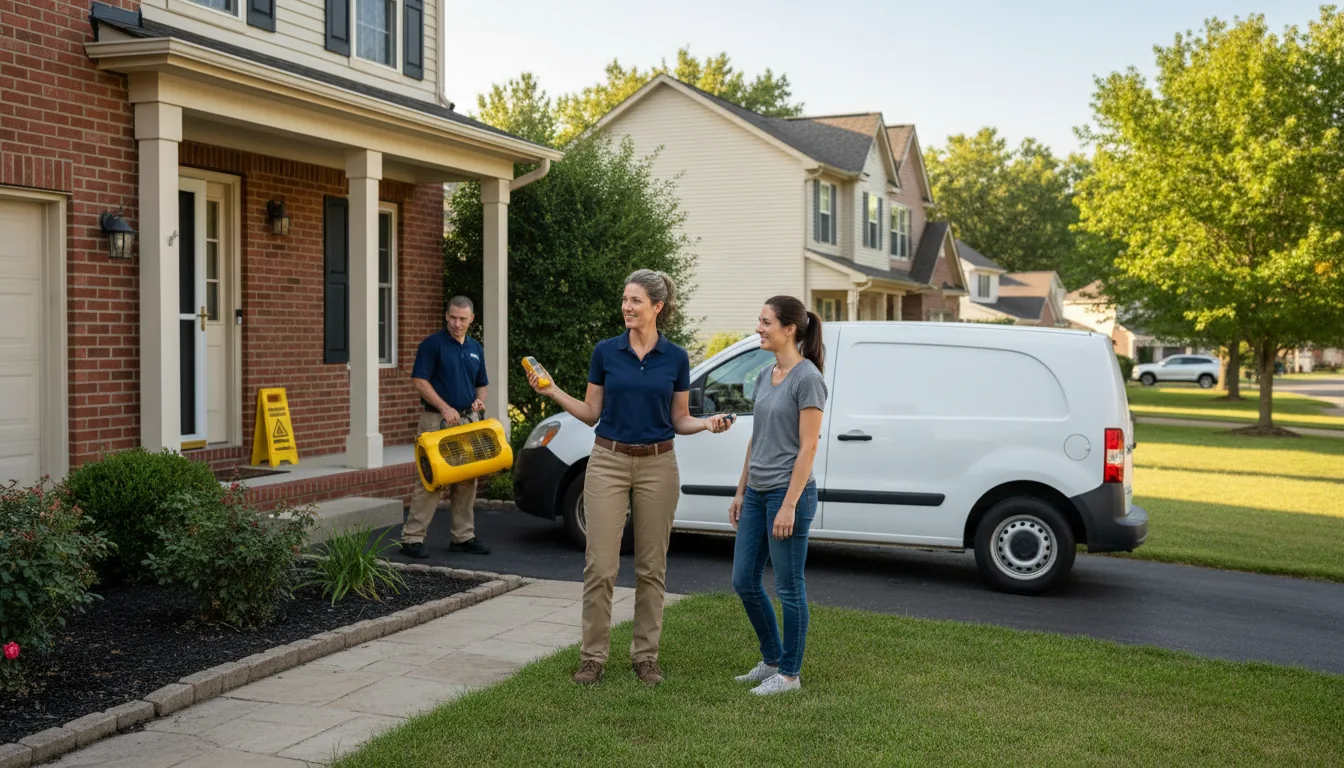 Residential water damage restoration in Nathrop, CO